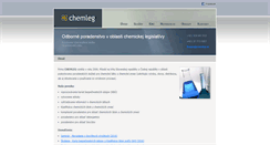 Desktop Screenshot of chemleg.sk